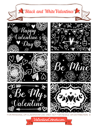 Print the outside of the valentines card. Printable Black And White Valentines