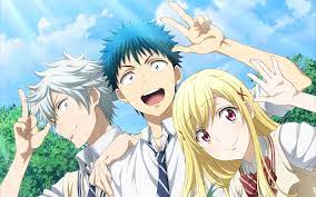 Anime characters digital wallpaper, Yamada-kun to 7-nin no Majo, Shiraishi  Urara, Yamada Ryū, Miyamura Toranosuke HD wallpaper | Wallpaper Flare