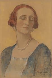 Violet Oakley, "Study of Queen Elisabeth of Greece" (early 20th century)