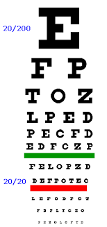 20 Described Printable Eye Chart Vision Test