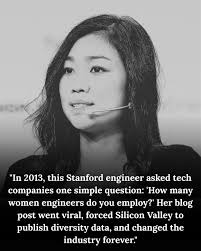 She was a Stanford engineer at Pinterest in 2013. She asked one simple  question: "How many women engineers work here?" Tech giants panicked. The  industry changed forever. Tracy Chou was living the