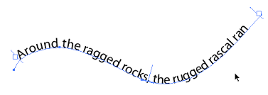 The type on a path tool allows you to type on a path. How To Put Type On A Path In Illustrator Sitepoint