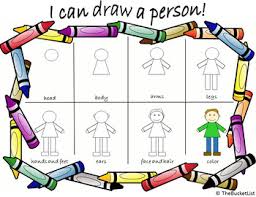 guided drawing person anchor chart