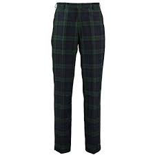 Pantalon en denim à carreaux pour homme. Pantalon Ecossais Pour Homme Scotlandshop