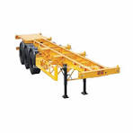 3 Axle 20FT 40FT Skeleton Container Trailer Frame - Skeleton ...