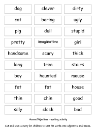 Jul 10, 2018 · (noun clause) 7. Adjectives And Nouns Simple Sorting Teaching Resources