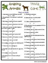 If you can answer 50 percent of these science trivia questions correctly, you may be a genius. Amazing Animals Trivia Game Etsy Trivia Questions And Answers Trivia Trivia Games