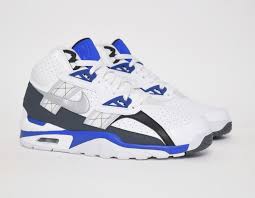 Maybe you would like to learn more about one of these? Nike Air Trainer Sc High White Blue Sneakers Cute Nike Shoes Sneakers Men Fashion Nike Shoes Outfits
