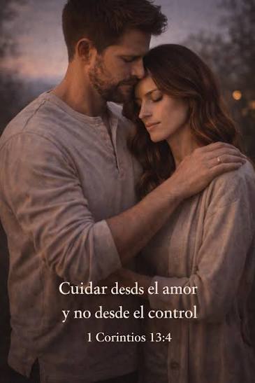 Cuidar desde el amor y no desde el control Cuidar a tu pareja no significa vigilarla, limitarla ni exigirle pruebas constantes de amor. Cuidar desde el amor es acompañar, confiar y respetar