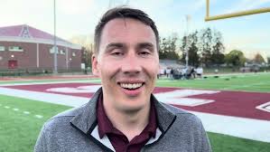 Calvin Head Track and Field Coach Adam Haldorson