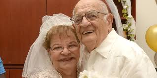 At 80, first-time bride weds widower, 95, 'worth waiting for'