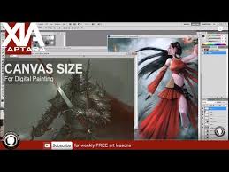 Image resolution …this changes the canvas size and the size of the image within it. Canvas Size What Ratio To Use In Digital Art Paintingtube