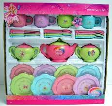 Barbie Fairytopia Tea Set Tote Pretend Play Toys Barbie Fairytopia Barbie Tea Set