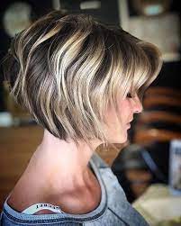 21 Chic Examples Of Black Hair With Blonde Highlights Stacked Bob Haircut Black Hair With Blonde Highlights Bobs Haircuts