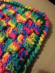 My C2c Crochet Blanket With Crocodile Stitch Border Crochet Blanket Crochet C2c Crochet Blanket
