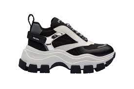 Prada Dives Into Chunky Shoe Market With Pegasus Sneaker Chunky Shoes Leather Shoes Woman All Nike Shoes