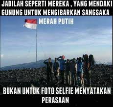 Hasil gambar untuk pecinta alam indonesia