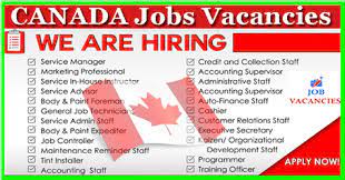 Urgent Vacancy In Canada Marketing Professional Service Advisor Professional Accounting