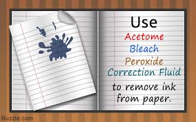 Tips for removing ballpoint ink stains. Easy Ways To Remove Ink From Paper Home Quicks