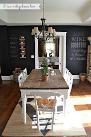 Chalkboard Wall Bauernhaus Esszimmer Esszimmer Landhausstil Speisezimmereinrichtung