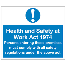 Safety information on products regulated by the fda center for veterinary medicine. Health And Safety At Work Act 1974 Linden Signs Print