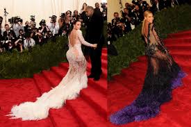 However, the pop queen looked amazing and has garnered immense praise for her appearance. Kim Kardashian S Met Gala Gown Is Eerily Similar To Beyonce S In 2012 Fashionista