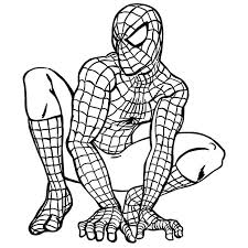 Extend it to make a circle. Spiderman Drawings For Kids Coloring Home