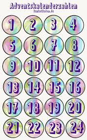 Kostenloser download ✓ für word oder als pdf ✓ wochenplan vorlage kostenlos: Freebie Adventskalenderzahlen Zum Ausdrucken Kostenloser Download