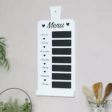 ¡aprovecha las promociones y ofertas exclusivas y compra online a los mejores precios! Madera Blanca Pizarra Para Tiza Avisos Shabby Chic Vintage Cocina Cafe Bistro
