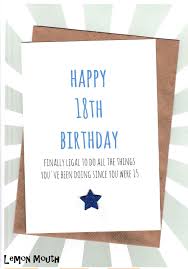 Say happy birthday your own way with a unique 18th birthday card from thortful. 3 25 Gbp 18th Birthday Greetings Card Friends Funny Humour 18th Legal Blue 18th Birthday Cards Birthday Greetings Friend Birthday Greeting Cards