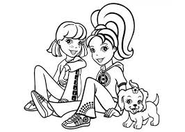 All'interno trovi la descrizione su come colorare il personaggio di polly pocket. Polly And Crissy Hangout Together In Polly Pocket Coloring Pages Bulk Color