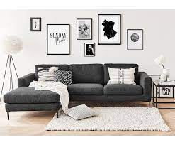 Ecksofa Cucita Eckteil Rechts In Dunkelgrau Westwingnow Fur Pin Dunkelgraues Sofa Ecksofas Graues Sofa Wohnzimmer