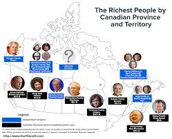Who is the Wealthiest Person in Each Province and Territory of Canada? -  The 10 and 3