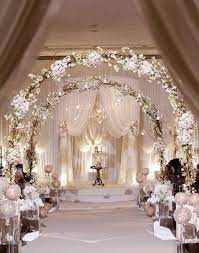 32 Pictures Of The Best Indoor Wedding Venues White Wedding Decorations Wedding Aisle Decorations Stunning Wedding Venues