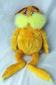 Dr Seuss Lorax Plush Kohls Cares For Kids Stuffed Animal 17 Inches Ebay Animals For Kids Kids Plush Toys Children S Book Characters