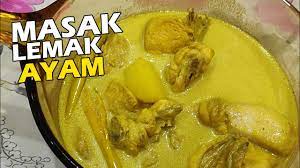Che nom sangat beruntung kerana ada bahan ayam gulai kuning : Gulai Ayam Masak Lemak Cili Padi Youtube