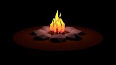 Low Poly Campfire Campfire Low Poly Poly