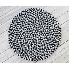 Vp rays teppich designercarpets rund greige schwarz verner panton. Handgefertigter Teppich Galvez Aus Wolle In Schwarz Weiss Grau Bloomsbury Market Teppichgrosse Rund 120 X 120 Cm Moebelat Suchmaschine Ladendirekt At