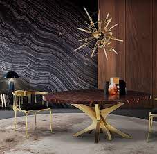 Supernova Chandelier Boca Do Lobo Exclusive Design Modern Dining Table Modern Dining Room Dining Room Chandelier