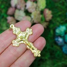 Gold Crucifix Necklace