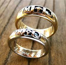 A symbol of eternal love and genuine values. Order Your Pair Of Romeo Juliet Wedding Bands Here For Etsy Wedding Rings Romeo And Juliet Wedding Bands
