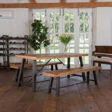 Wine & dine let's face it: 17 Stories Melisa 3 Piece Solid Wood Dining Set Solid Wood Dining Set Dining Room Sets Dining Table With Bench