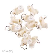 Track sets come with everything needed to install your ceiling track with ease (track, roller hooks, installation hardware, saw, and end caps). 10 Pcs Set Window Curtain Track Glider Rail Slide Roll Runner Hook Ceiling Carrier Chiwanji Home Decor Shopee Singapore