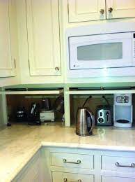 Homeeideas Com Kitchen Appliance Storage Kitchen Cabinet Remodel Kitchen Appliance Garage