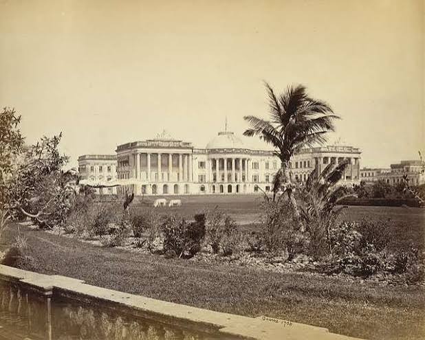 Government House from the Garden, Calcutta in 1865 — PICRYL - Public Domain Media Search Engine