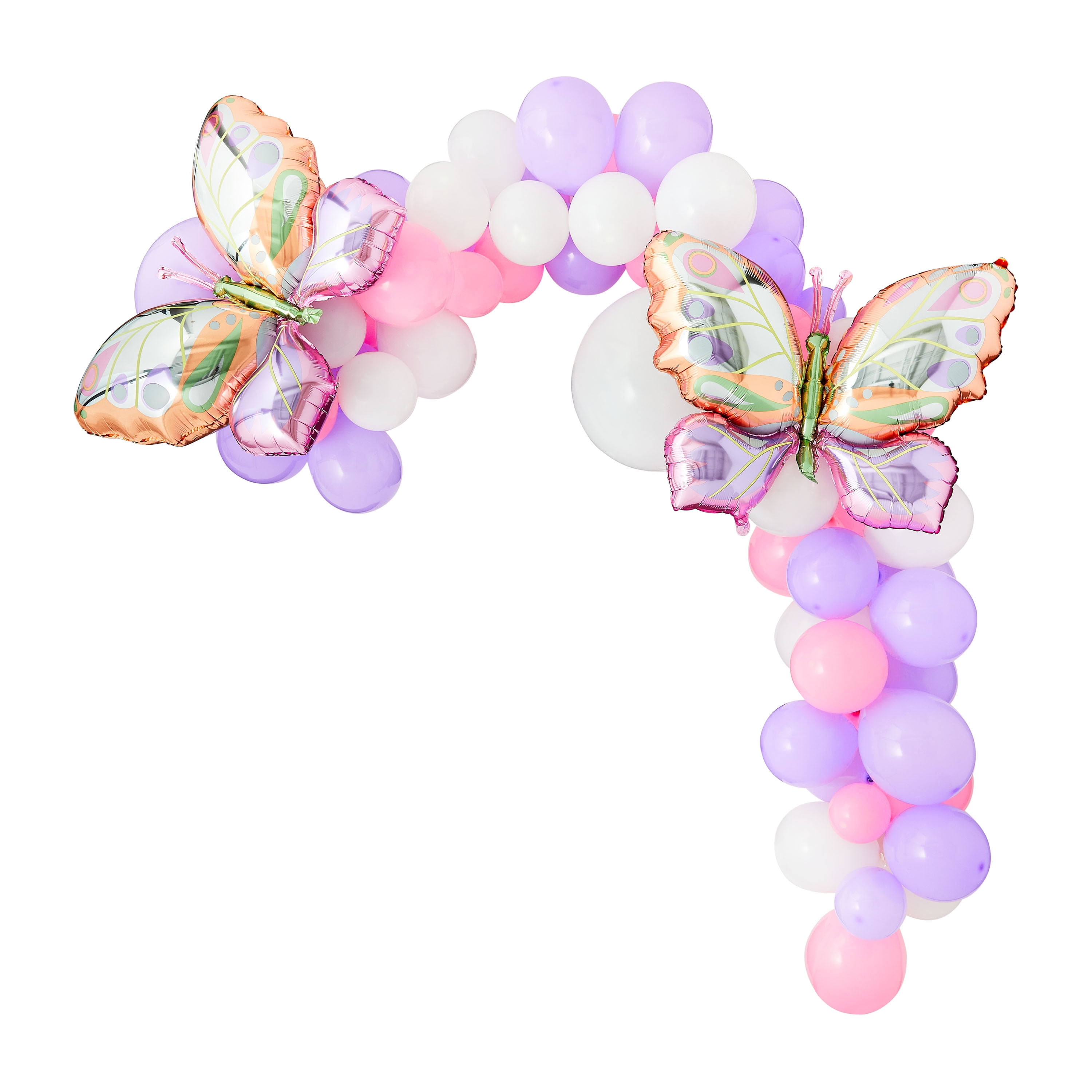 Multicolor Butterfly Balloon Arch Kit