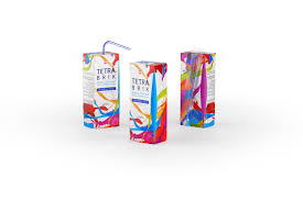 Tetra Brik Slim Leaf 200ml Straw Juice Packaging 3d Model Tetra Juice Packaging Paks