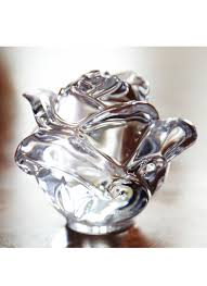 A stunning glass rose is a great companion to any crystal vase. Waterford Crystal Rose Paperweight Blarney