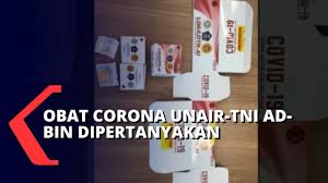 Riset Obat Corona Unair Tni Ad Dan Bin Dinilai Kurang Transparan Youtube