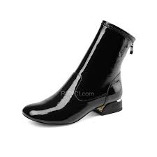 Looking for a good deal on ankle boots black? Schwarz Ankle Boots Mit Absatz Lack Gefutterte Bequeme Blockabsatz Chelsea Boots Online 5719241122 Ricici Com